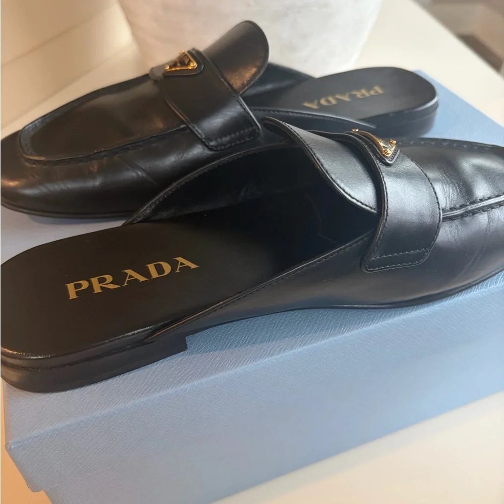 Prada Leather Mules - Picture 7 of 8